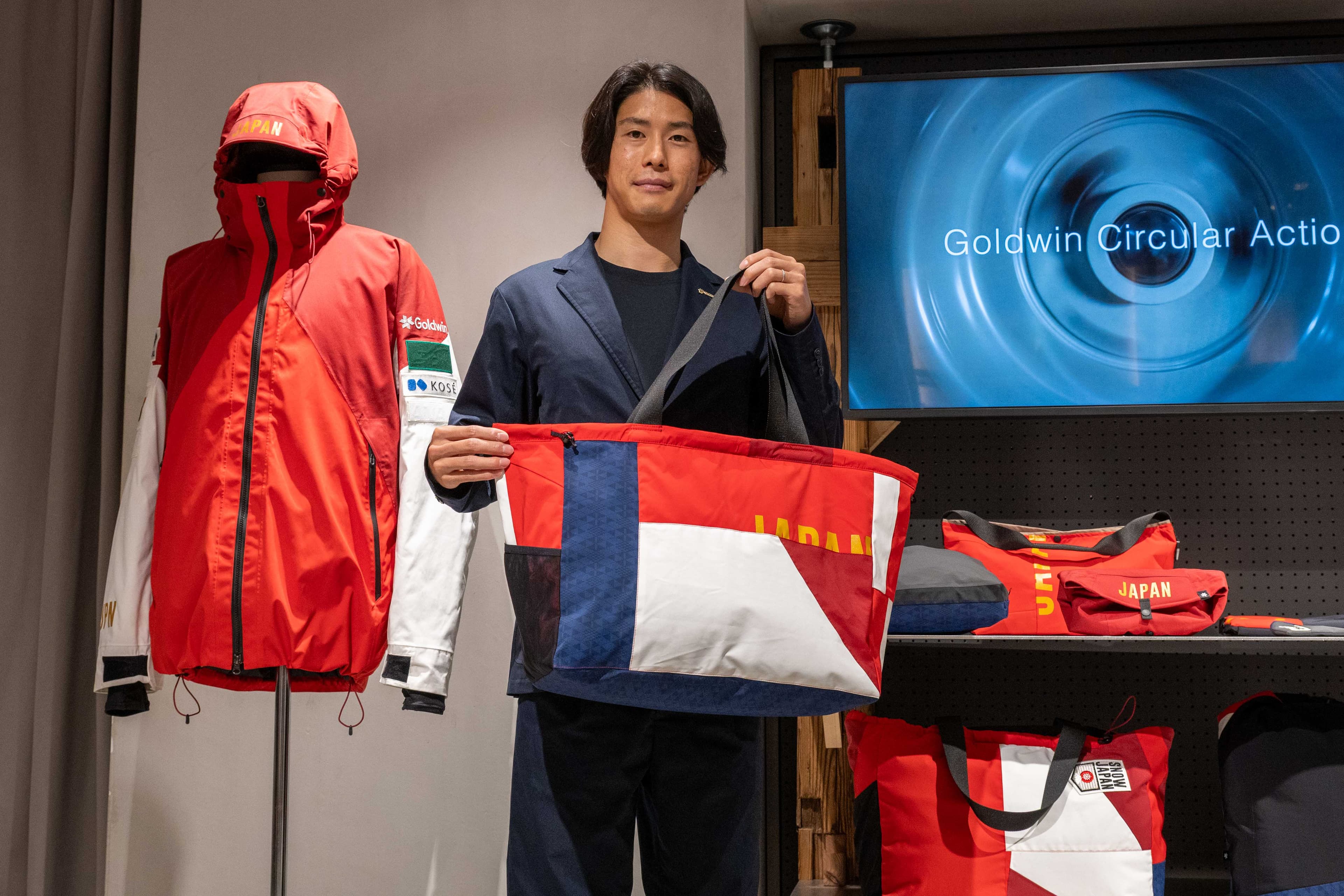 ゴールドウイン、モーグル日本代表ユニフォームをアップサイクル　選手支援と循環両立